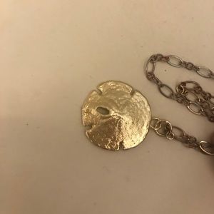 Sand dollar necklace